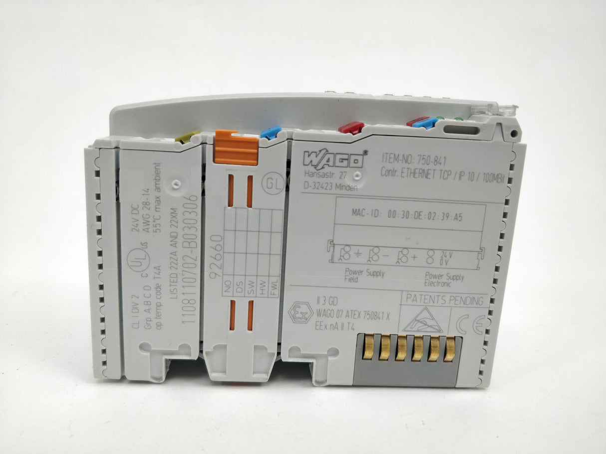 Wago 750-841 ETHERNET-controller TCP/IP10/100MBit