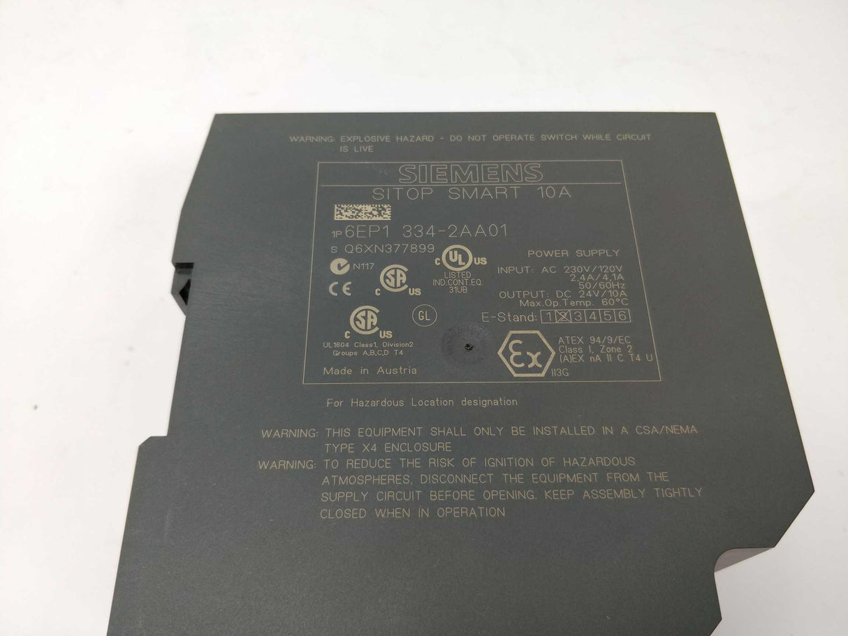 Siemens 6EP13342AA01 SITOP Smart 10A