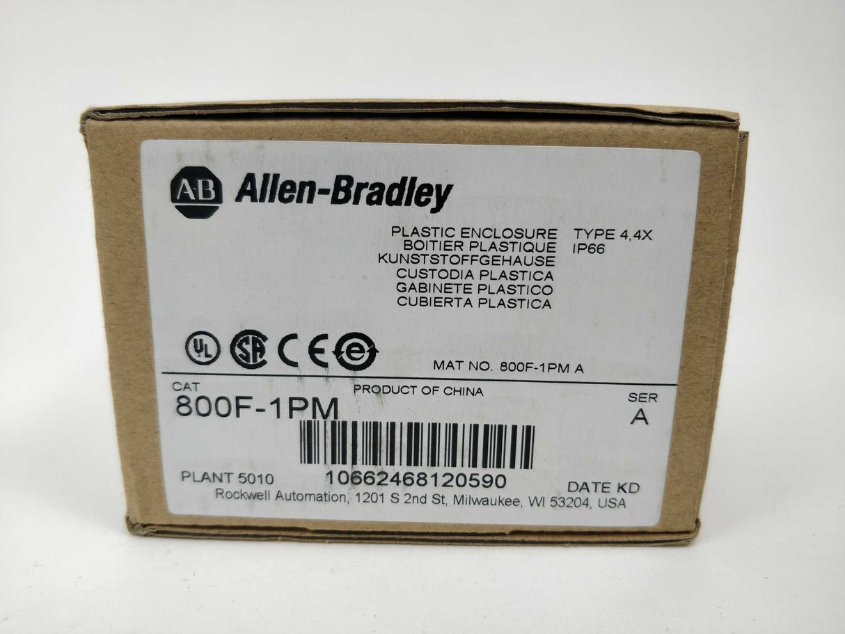 AB 800F-1PM Plastic Enclosure Ser.A