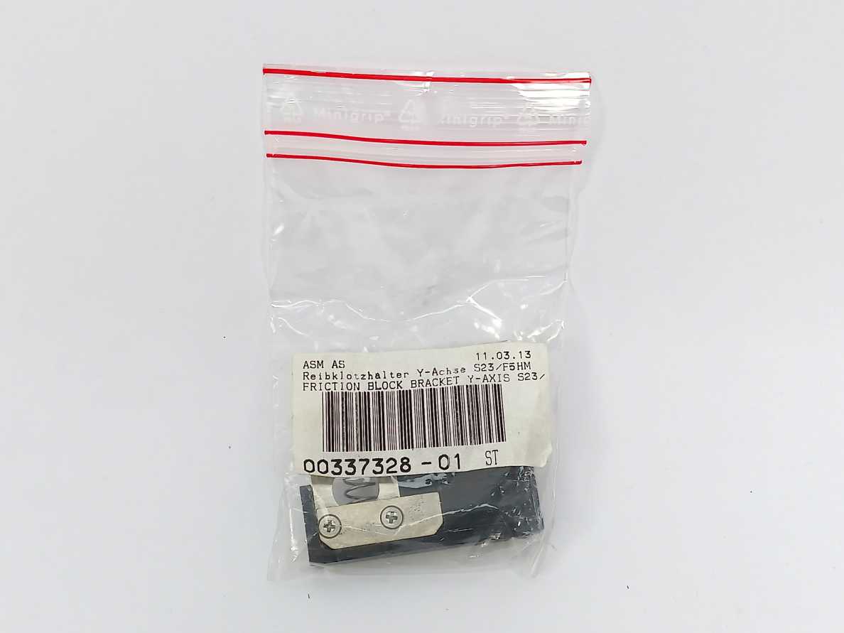 Siemens 00337328-01 Friction Block Bracket Y-Axis
