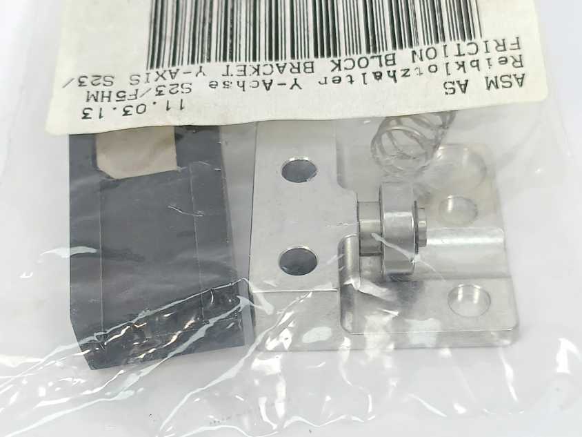 Siemens 00337328-01 Friction Block Bracket Y-Axis