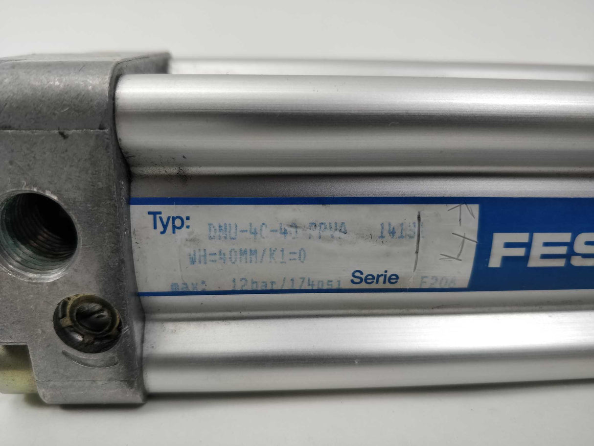 Festo 14131 DNU-40-40-PPVA Standard cylinder 12bar/174psi