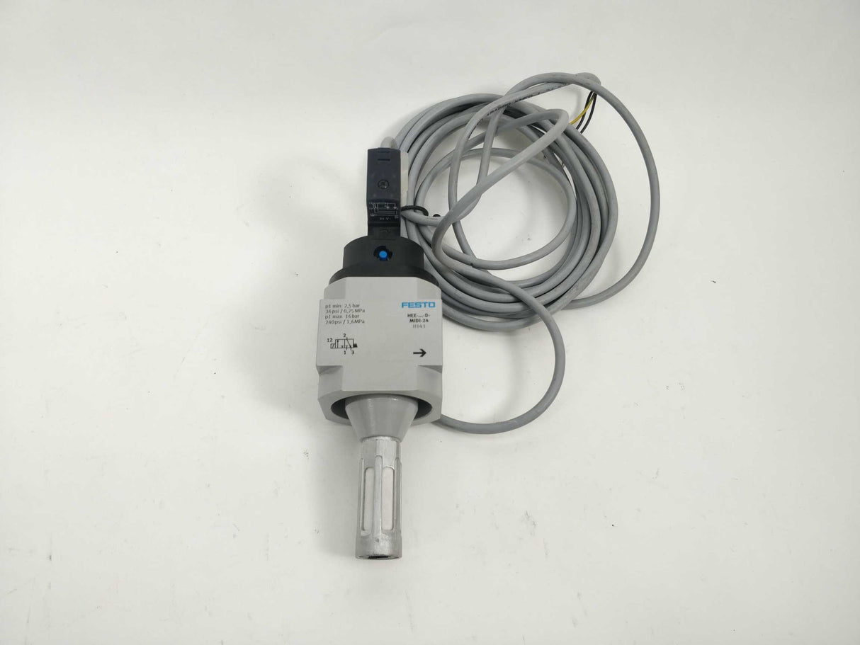 Festo 172959 HEE-D-MIDI-24 On/off Valve With 712576 & 151689