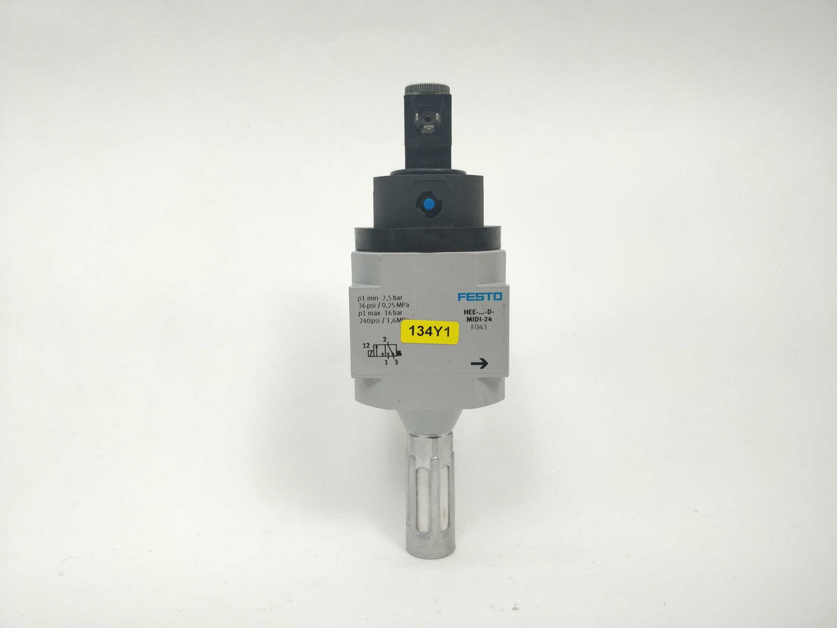 Festo 172959 HEE-D-MIDI-24 On/off Valve & 712576
