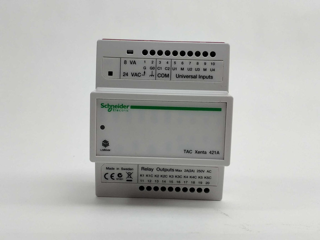 Schneider Electric 007302450 TAC Xenta 421A Programmable Controller