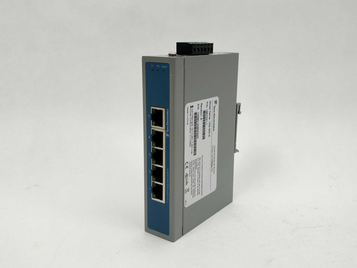 Tyco Electronics 1987031-1 TES-500-X Industrial Ethernet Switch