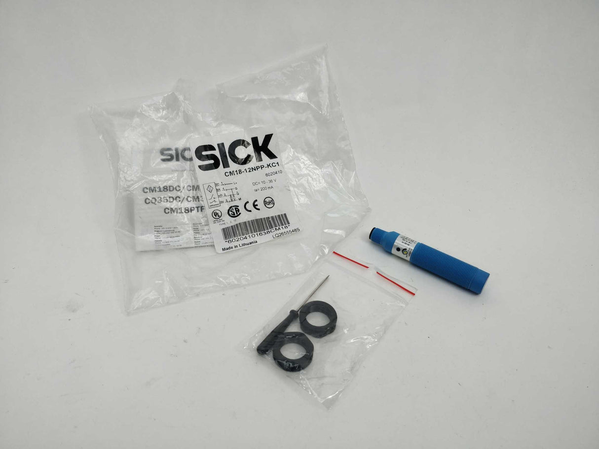 SICK 6020410 Capacitive proximity sensor CM18-12NPP-KC1
