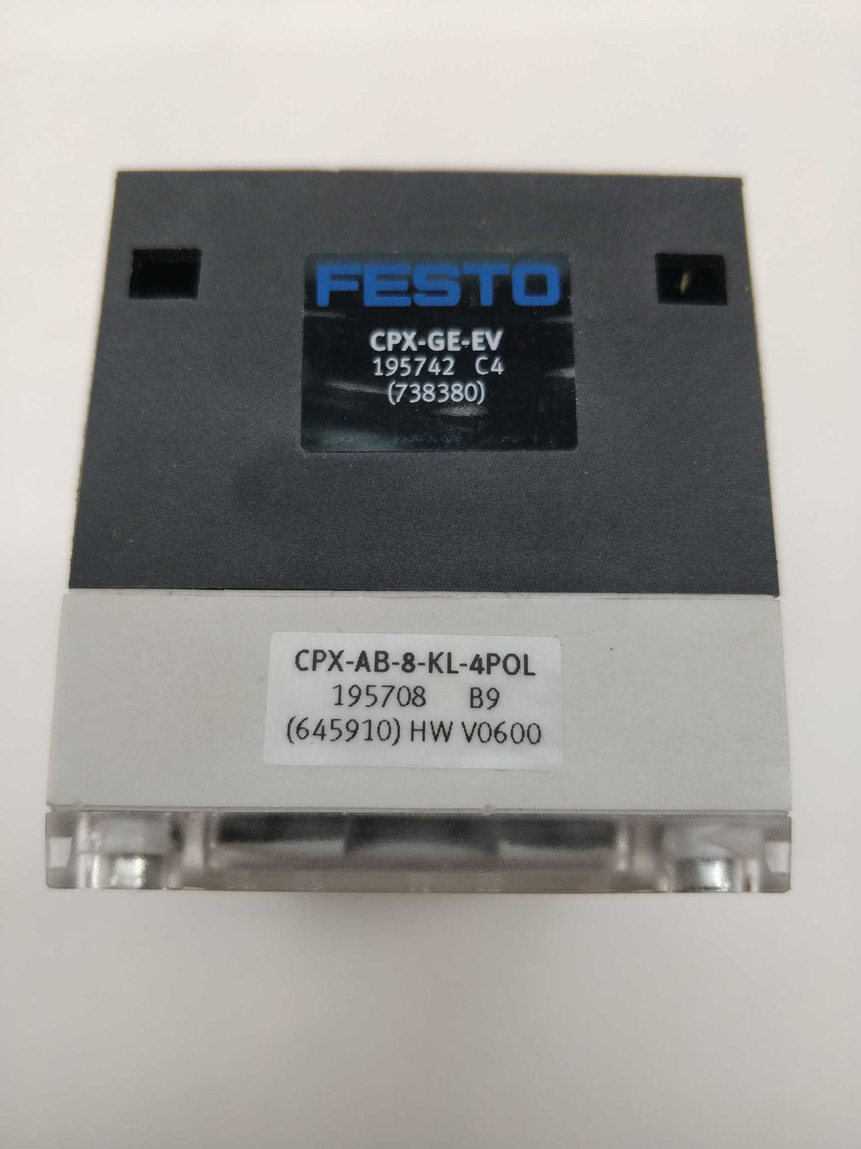 Festo 195708 CPX-AB-8-KL-4POL With 195742 CPX-GE-EV