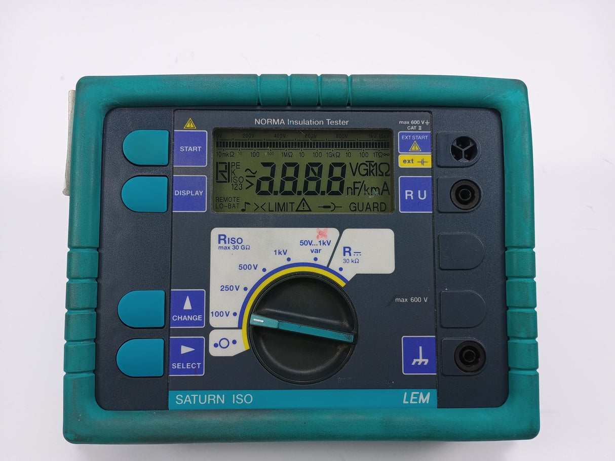 LEM SATURN ISO NORMA Insulation Tester