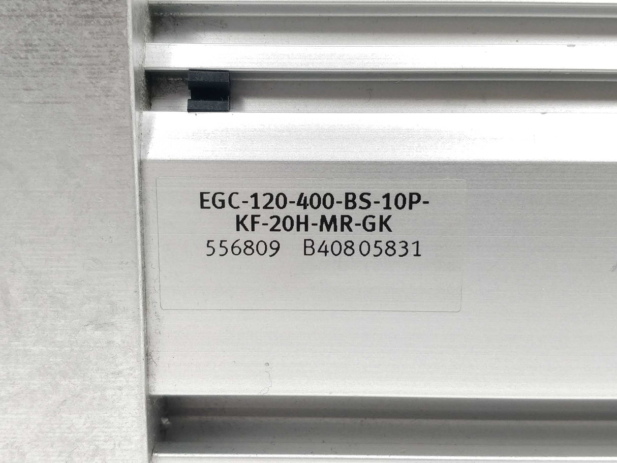 Festo 556809 EGC-120-400-BS-10P-KF-20H-MR-GK With 2x 551392