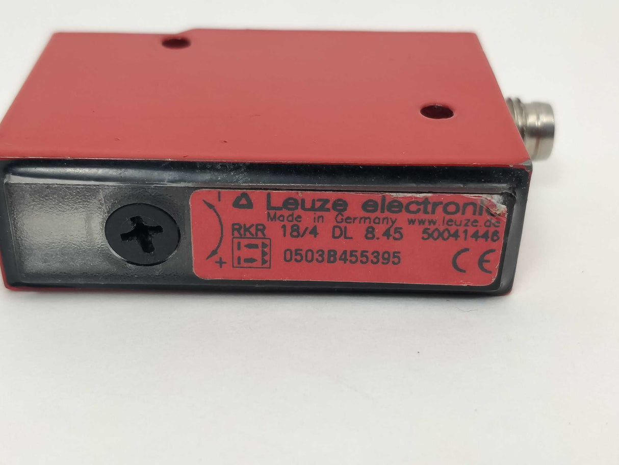 Leuze Electronic 50041446 Photoelectric sensor RKR 18/4 DL 8.45