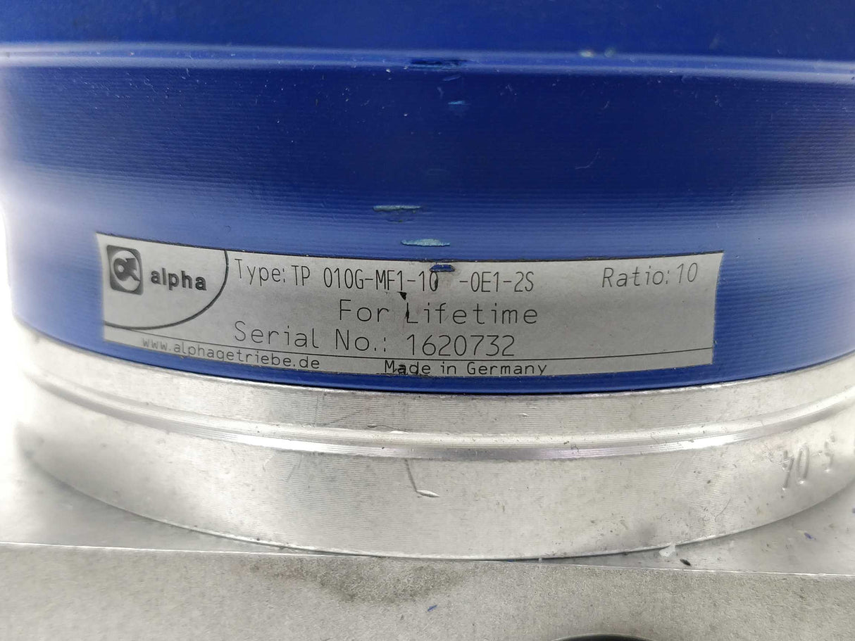 Alpha TP010F-MF1-10-0E1-2S Planetary gearbox