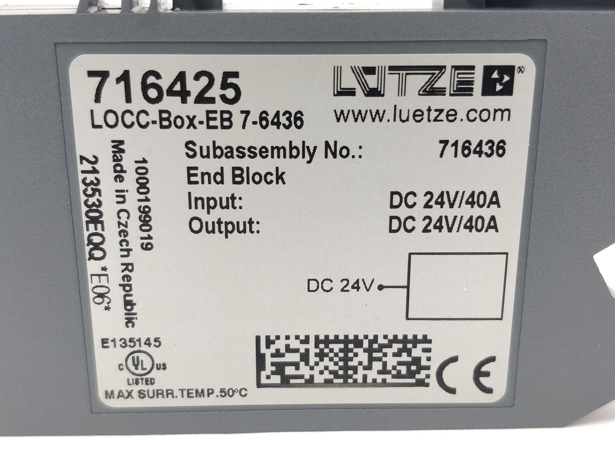 Lutze 716425 LOCC-Box supply set, LOCC-Box-EKL 7-6435 & LOCC-Box-EB 7-6436