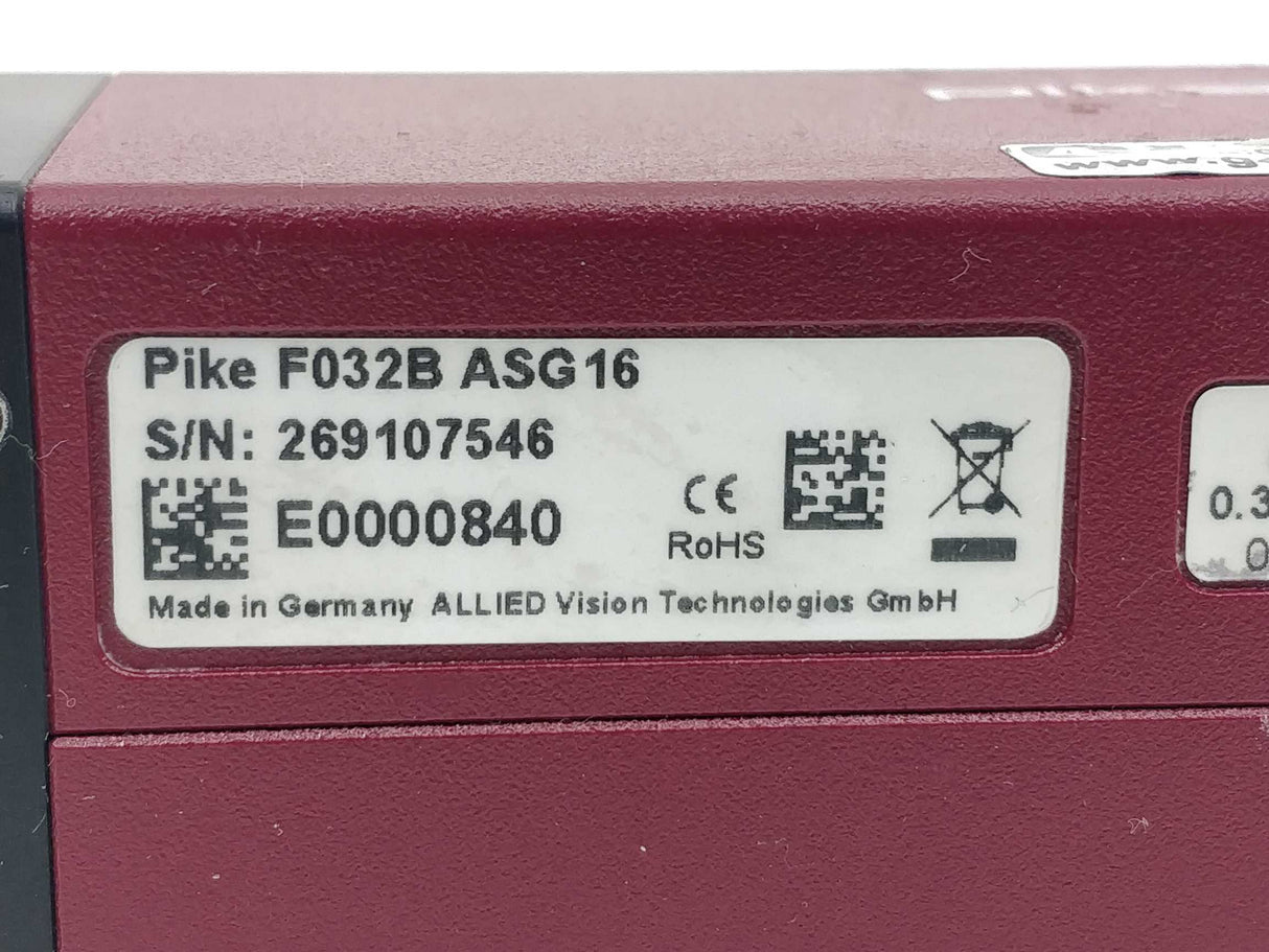 PIKE F032B ASG16 Industrial camera