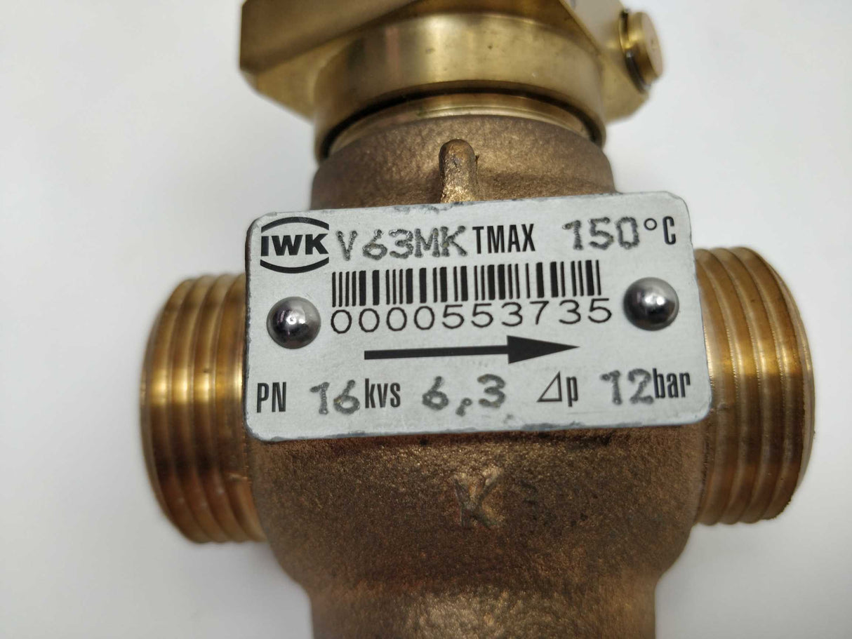 IWKA V63MK 100003505, DN/R: 3/4, KVS: 6,30, PN 16, Wrkst, RG-5
