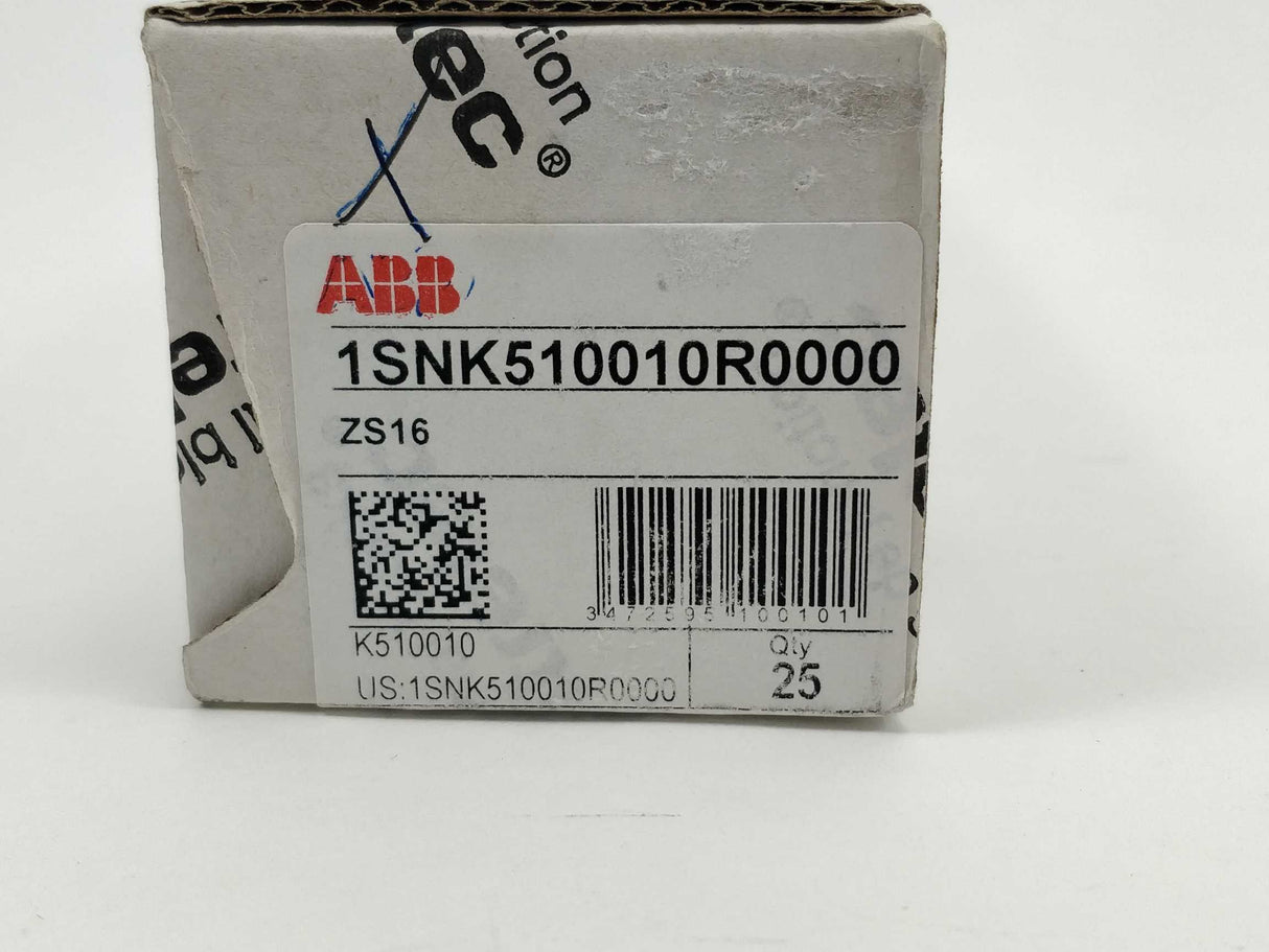 ABB 1SNK510010R0000 ZS16. 20 Pcs