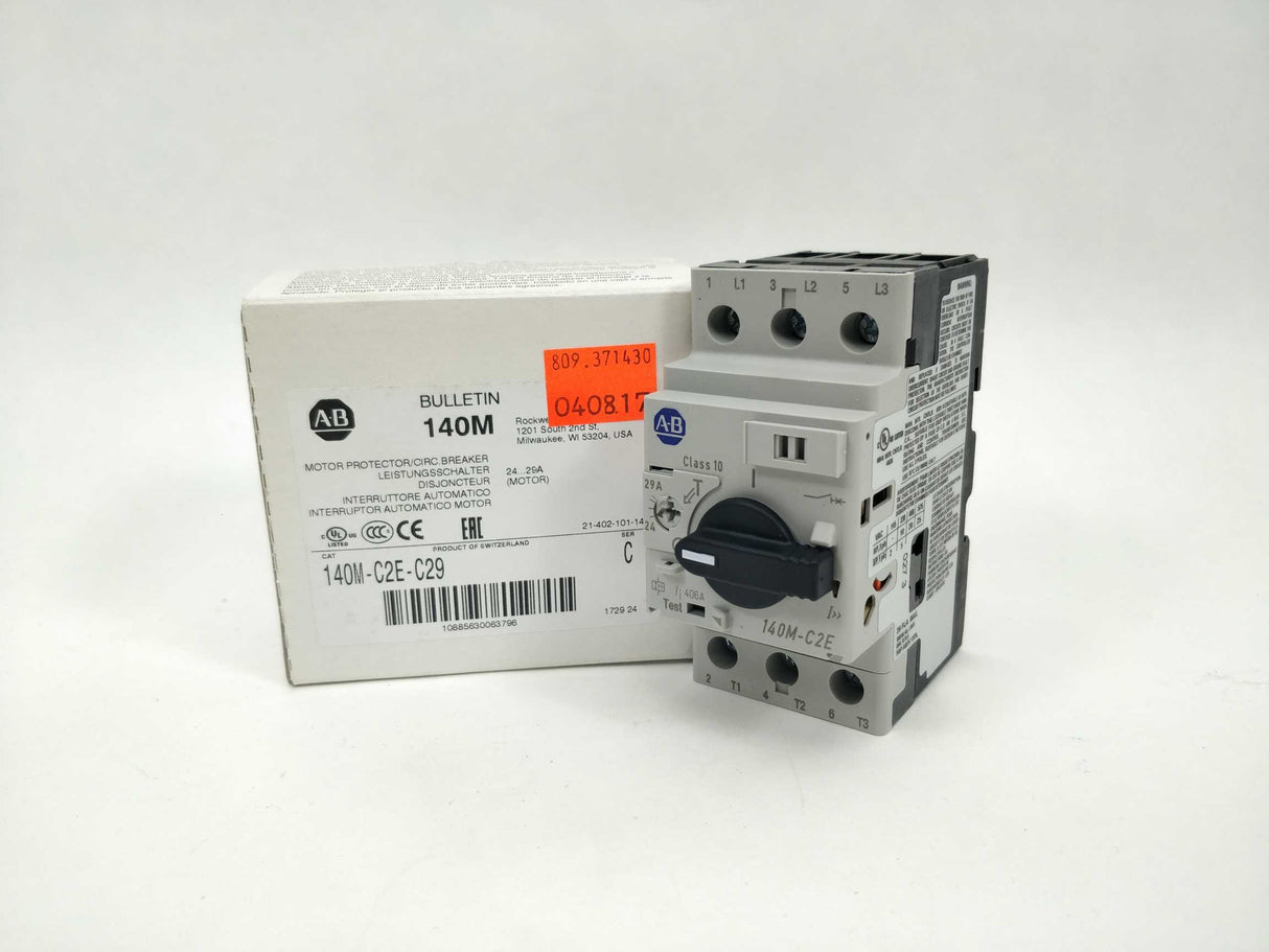 AB 140M-C2E-C29 Ser. C Motor Protection Circuit-Breaker