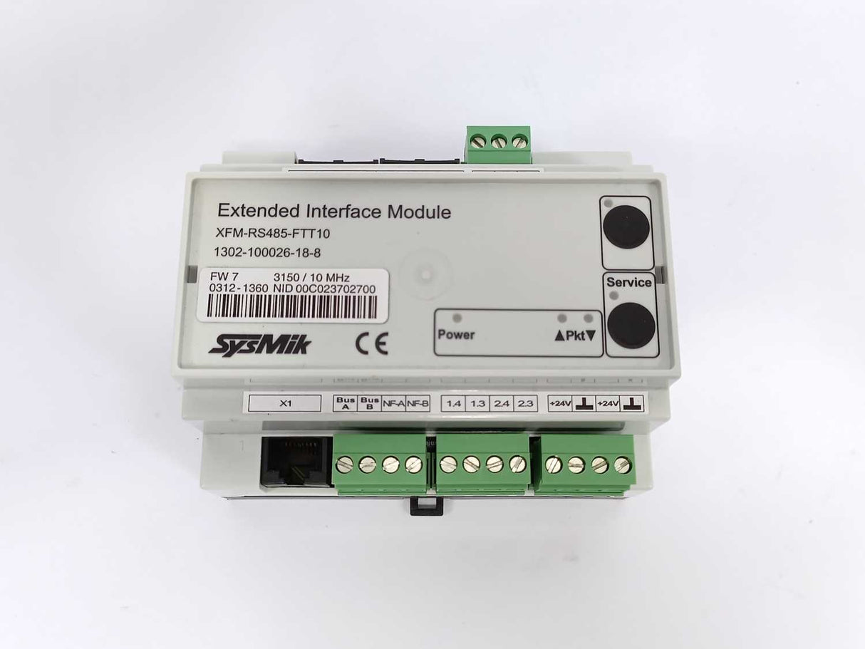 SysMik XFM-RS485-FTT10 Extended Interface Module 1302-100026-18-8