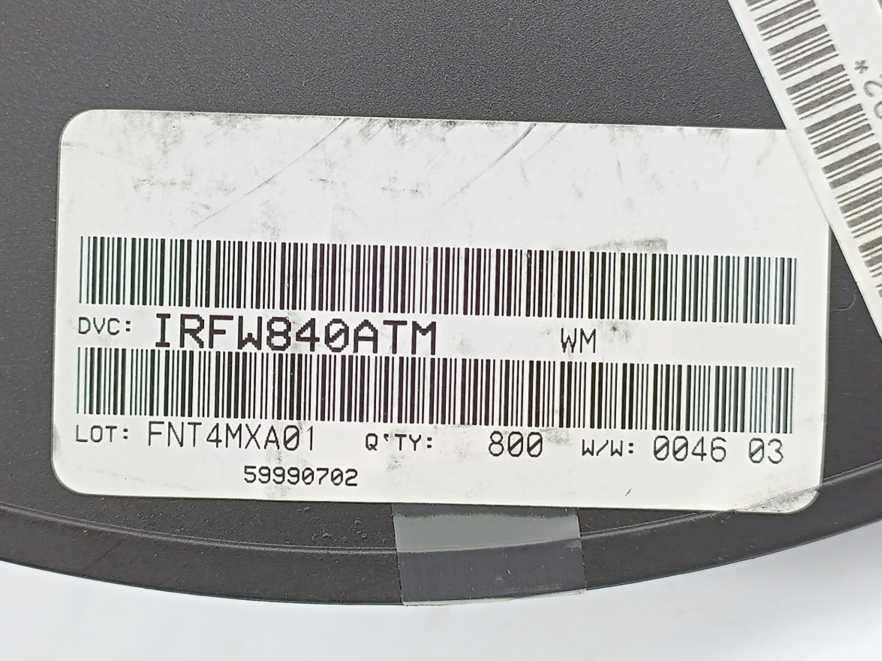 Fairchild IRFW840ATM IC Chips TO-263 Batch 800 pcs.