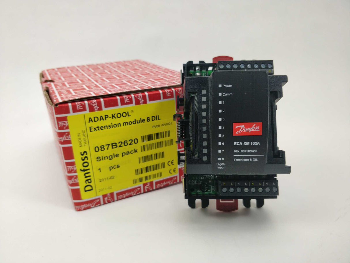 Danfoss ECA-XM 102A, 087B2620 ECA-XM 102A Extension 8 DIL