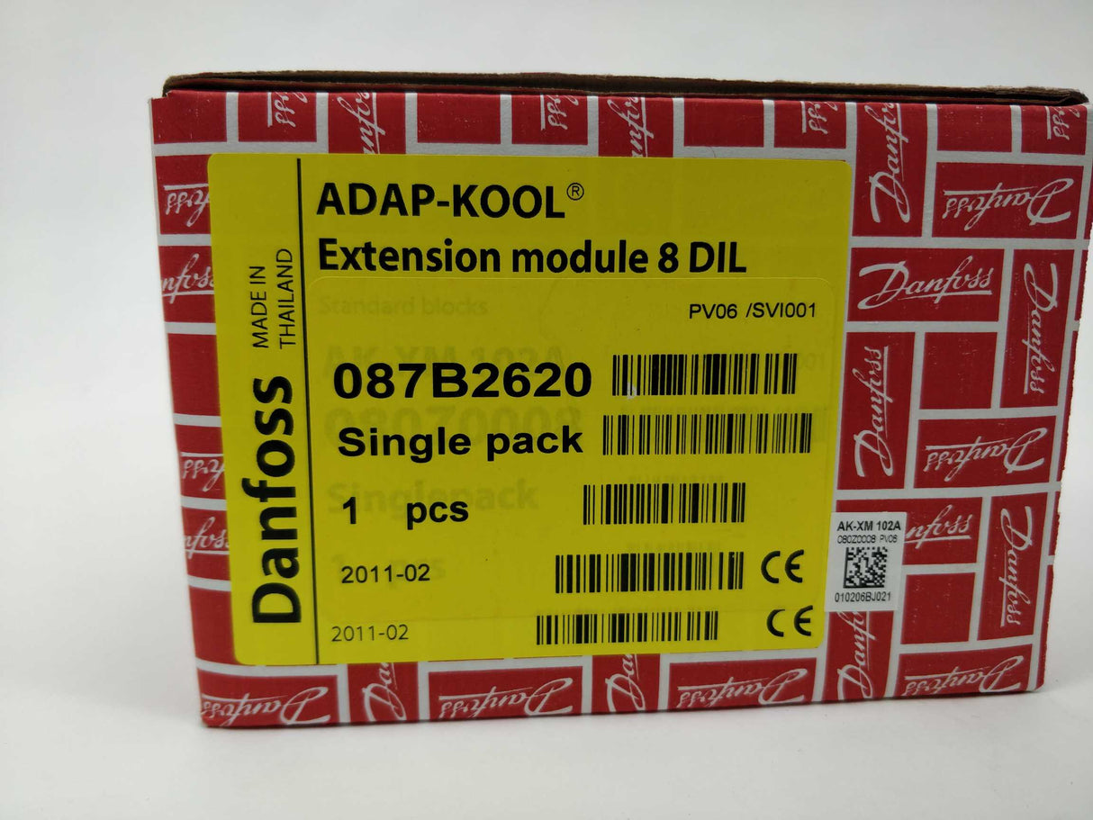 Danfoss ECA-XM 102A, 087B2620 ECA-XM 102A Extension 8 DIL