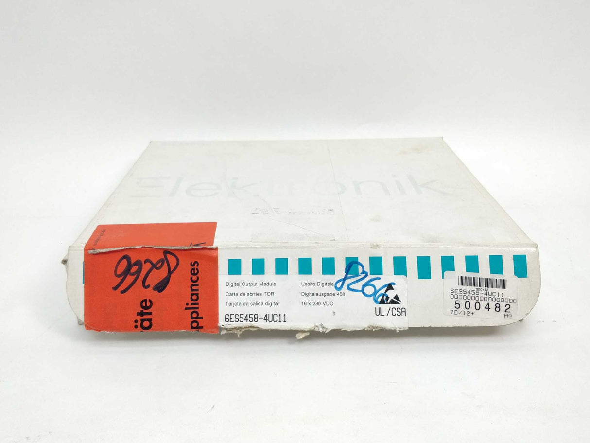 Siemens 6ES5458-4UC11 Digital output module