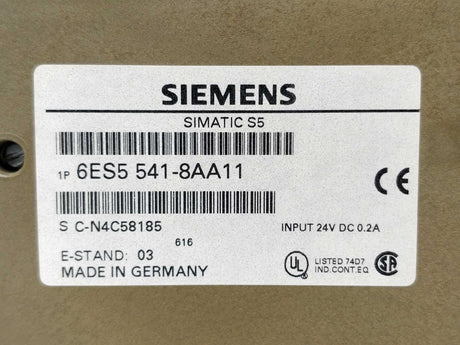 Siemens 6ES5541-8AA11 SIMATIC S5 CP 541