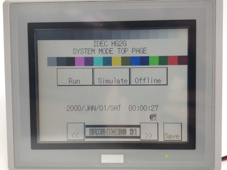 Idec HG2G-5ST22VF-W Programmable display