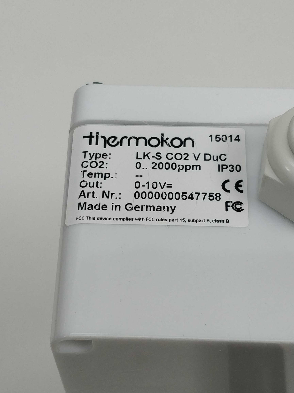 Thermokon 0000000547758 LK-S CO2 V DuC