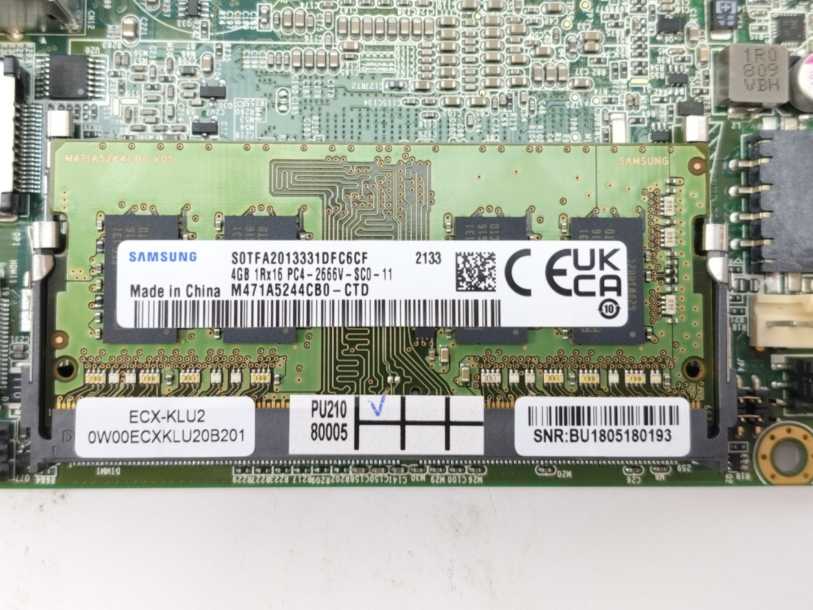 Kontron ECX-KLU2 Embedded Motherboard i5-7300U for FlatClient STS PRO