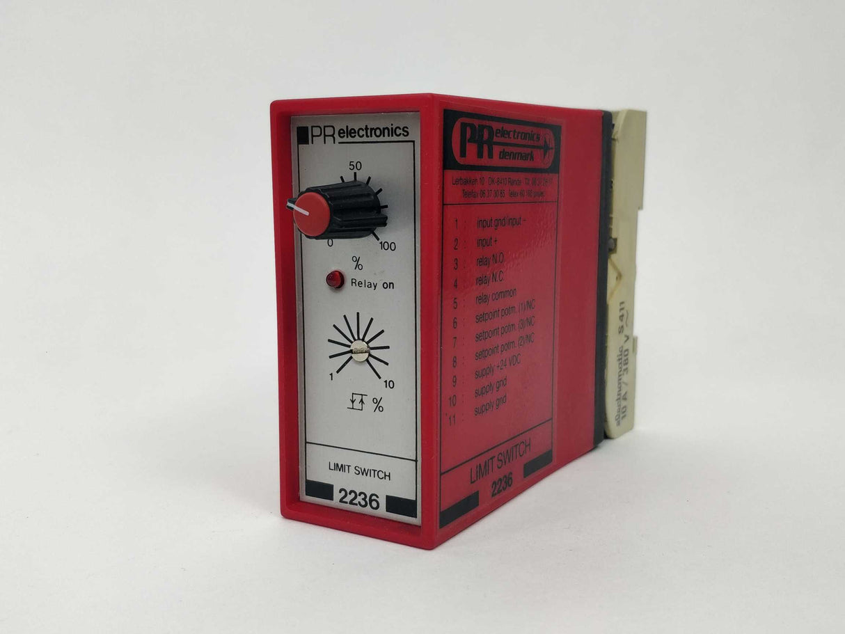 PR Electronics 2236 Limit Switch with Electromatic S411