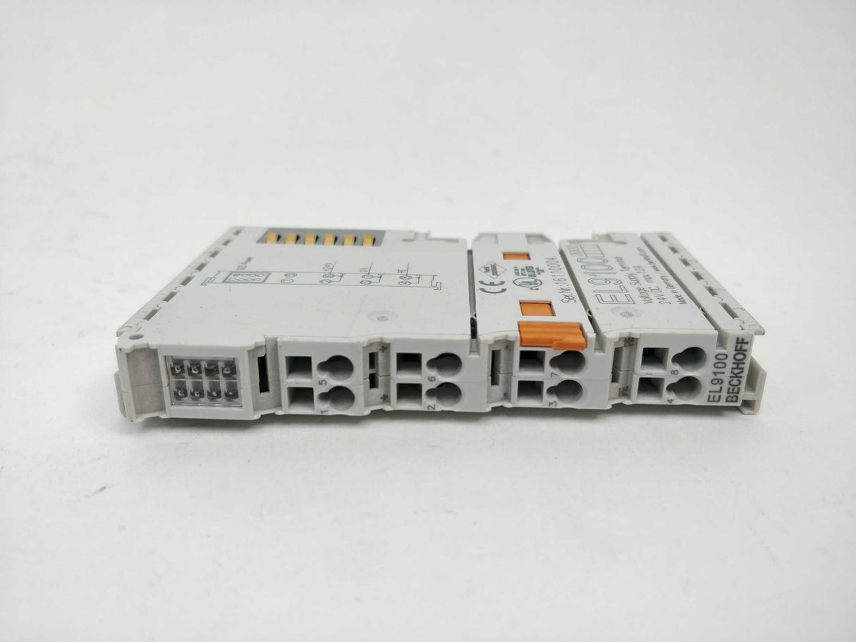 Beckhoff EL9100 Voltage Supply Terminal, 24V DC. Max 10A