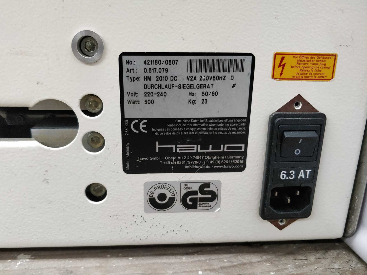 Hawo 0.617.079 HM2010DC rotary sealer