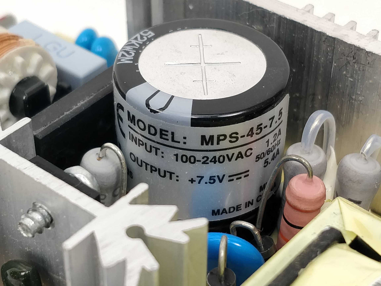 Mean Well MPS-45-7.5 AC/DC, 45W, 7.5V, open frame