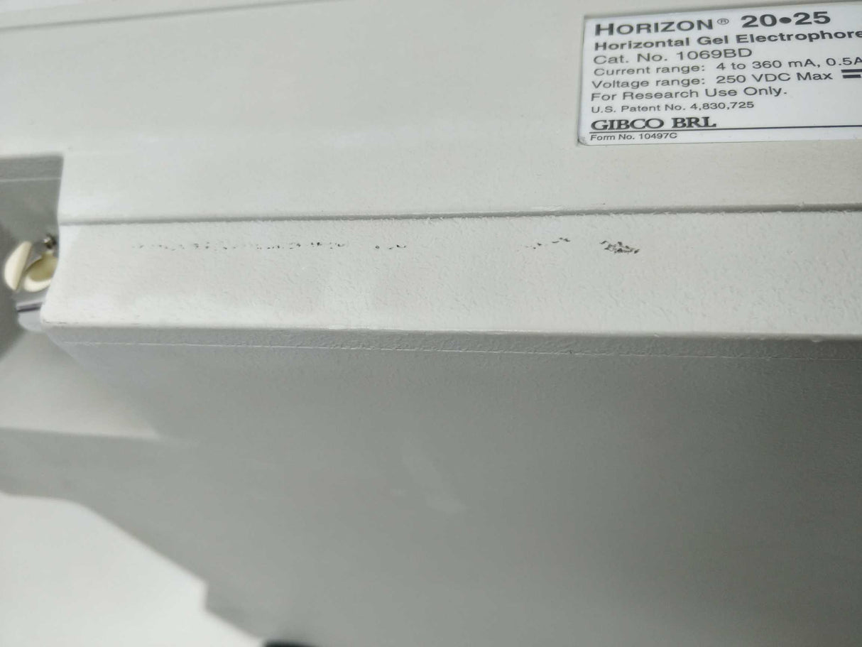GIBCO BRL 20-25 Horizontal Gel Electrophoresis System
