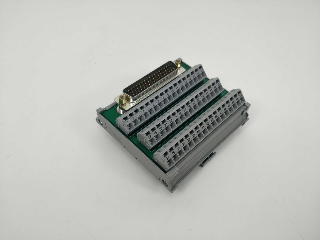 Wago 50036746 WAGO 50-Pin DIN Rail Mounted Terminal Block