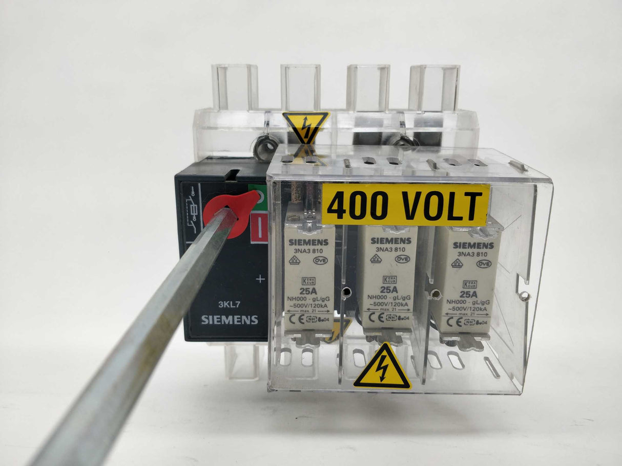 Siemens 3KL7112-3AA00 Section FUS-NH With 3x 3NA3810