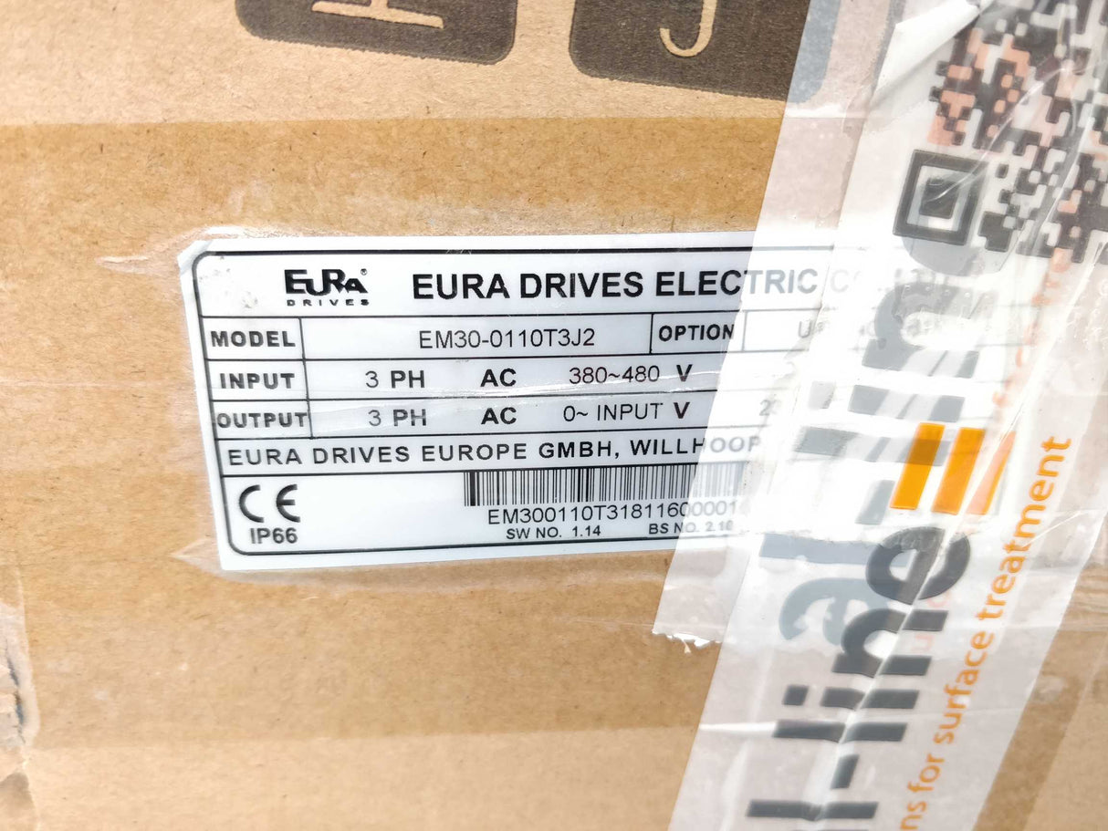 EURA DRIVES EM30-0110T3J2 U1F2AC02B1R3