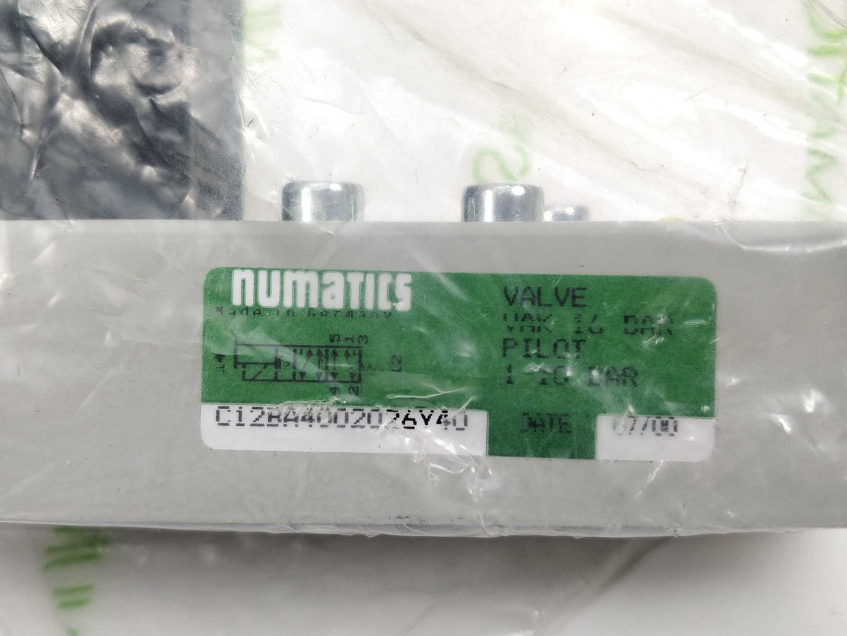 NUMATICS C12BA4002026Y40 With 219-204A & 228-774A