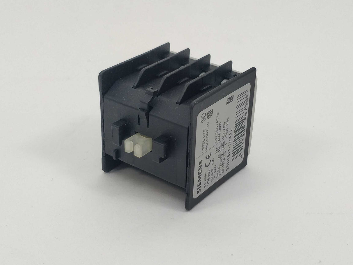 Siemens 3RH1911-1HA12 Aux. Contact Block 1NO+2NC