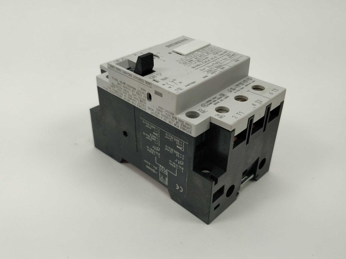 Siemens 3VU1300-1MK00 Circuit Breaker. 4-6A