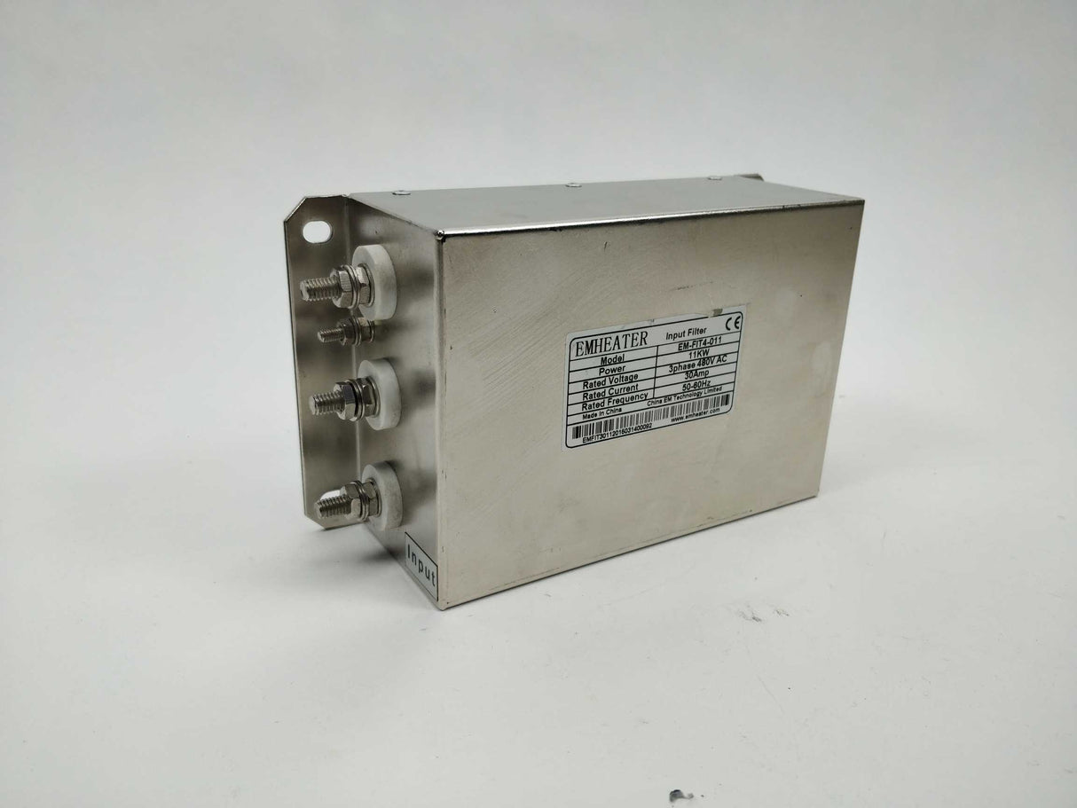 Emheater EM-FIT4-011 Input Filter 11KW 4PH 480V AC 30A 50-60Hz