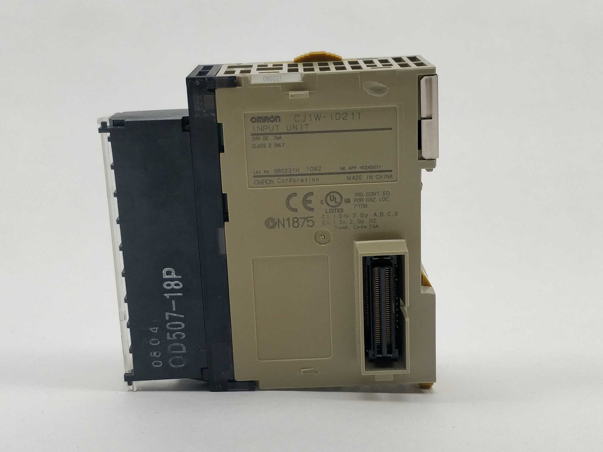 OMRON CJ1W-ID211 Input Unit ID211 24V DC 7mA