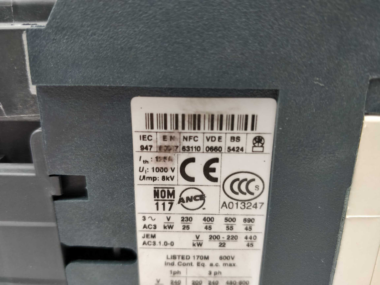 Schneider / Telemecanique LC1D95116 LC1D956 Contactor. 230VAC