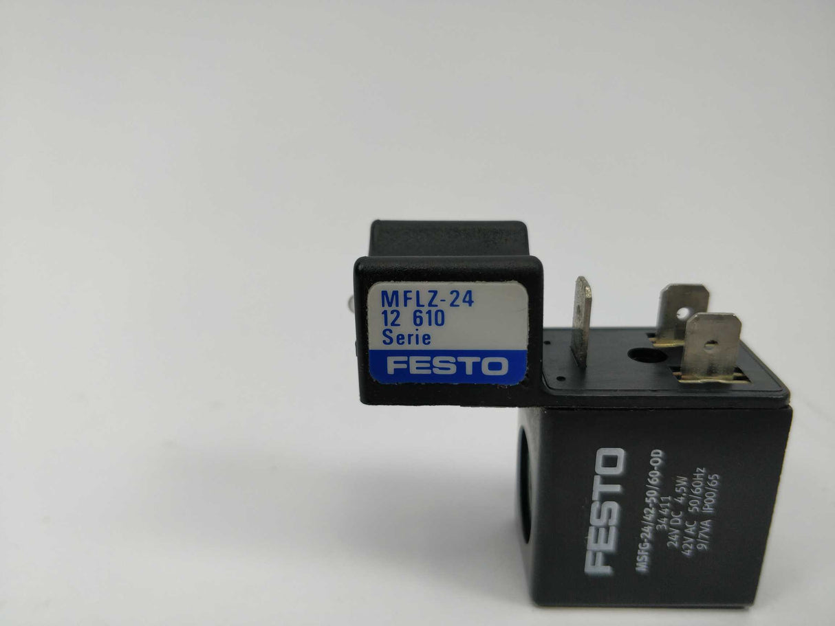 Festo 34411 Selenoid coil with MFLZ-24 indicating insert