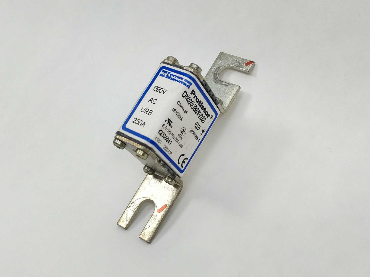FERRAZ SHAWMUT DN000UB69V250 FUSE 250AMP 690V