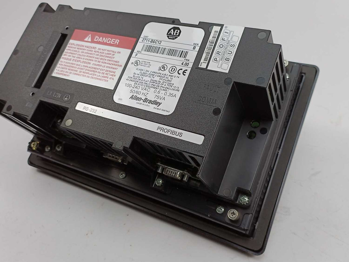 AB 2711-B6C12 Panel View 600, Ser. B Rev. F