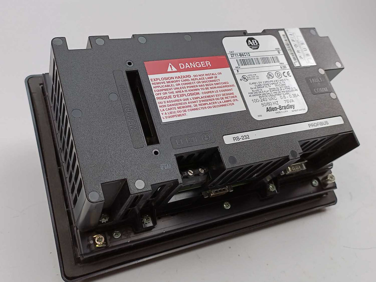 AB 2711-B6C12 Panel View 600, Ser. B Rev. F