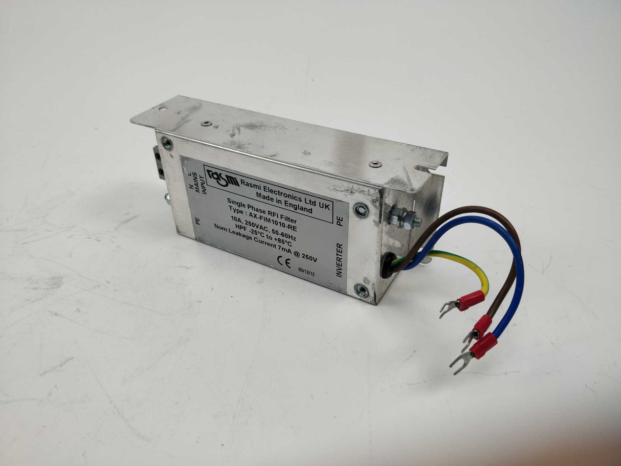 RASMI ELECTRONICS LTD AX-FIM1010-RE Single Phase RFI Filter