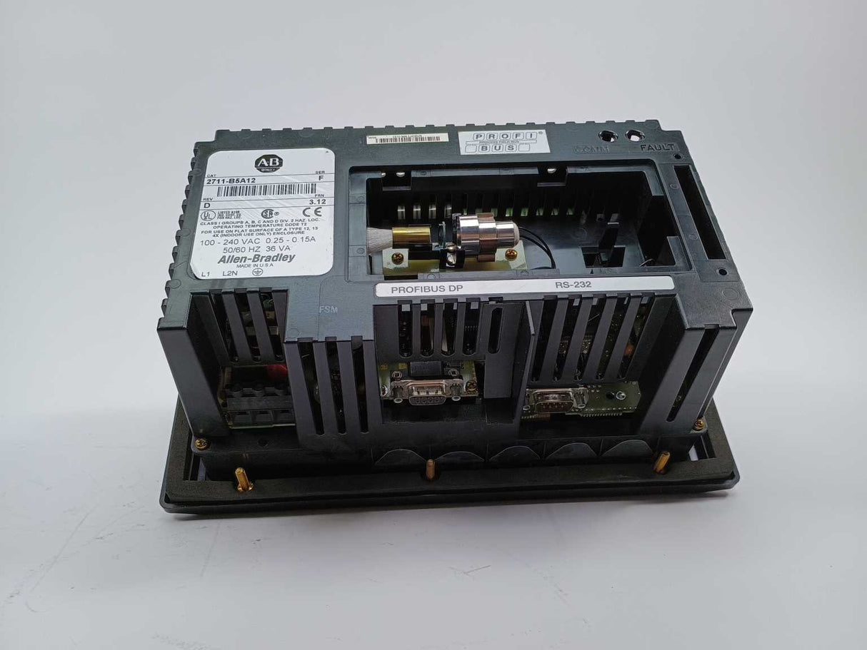 AB 2711-B5A12 Panel View 550, Ser. F Rev. D